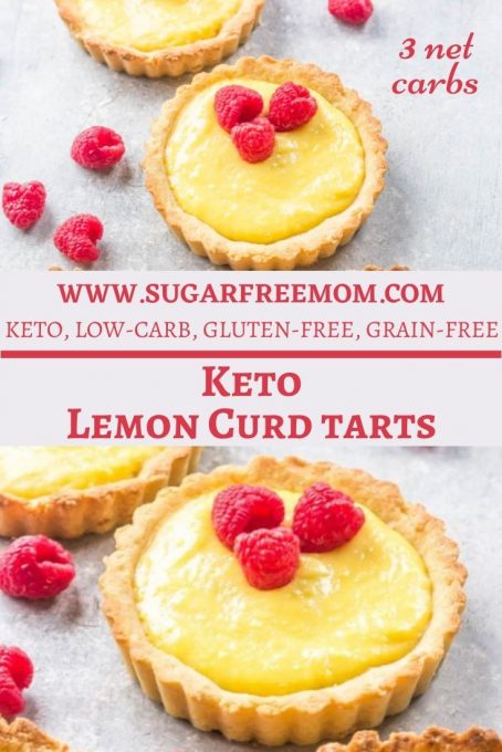 Keto Lemon Curd Tarts