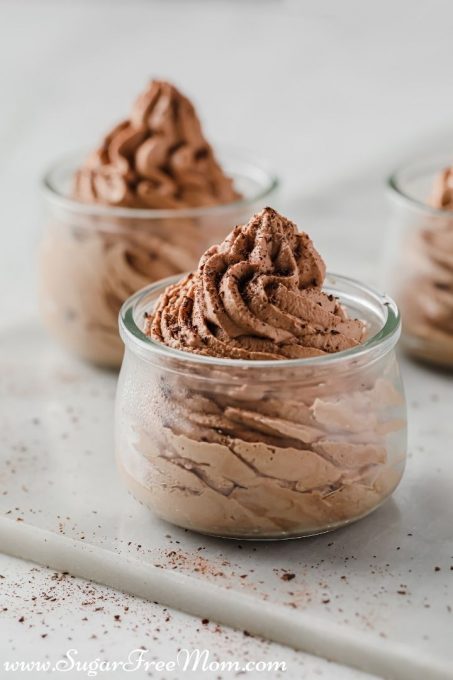 Sugar Free 5-Ingredient Keto Chocolate Cheesecake Fluff