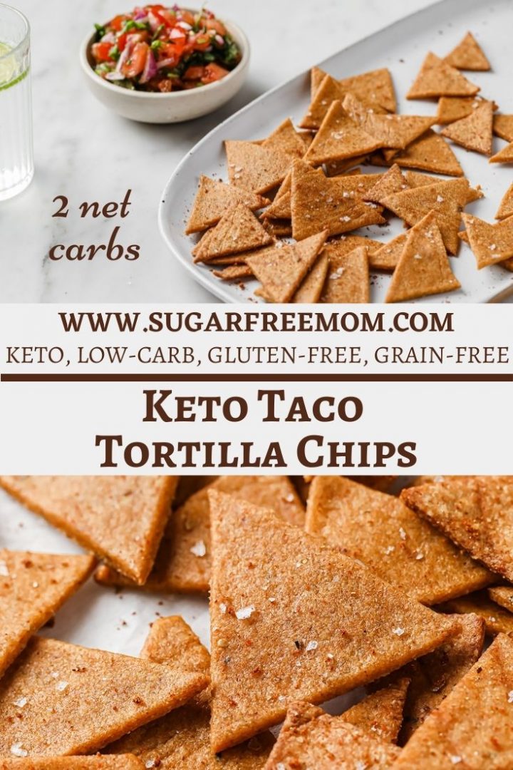 Crispy Low Carb Keto Tortilla Chips Air Fryer Or Oven Dairy Free Sugar Free Mom 9322