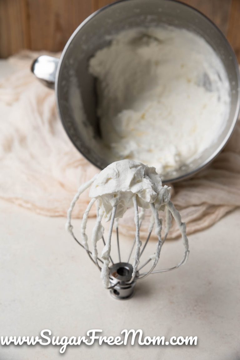 Keto Sugar Free Whipped Cream (Dispenser or Mixer)