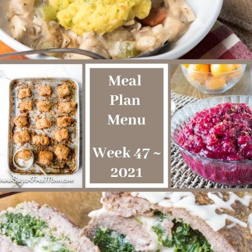 Low Carb Keto Meal Plan Menu Week 48