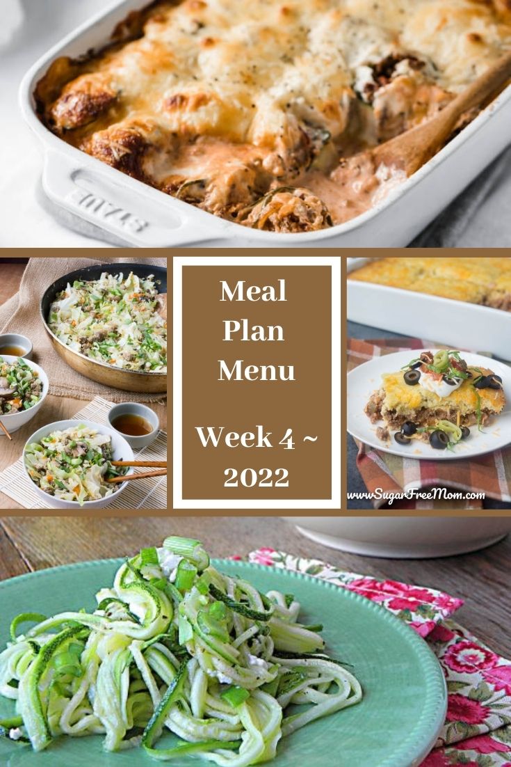 Low-Carb Keto Fasting Meal Plan Menu Week 4