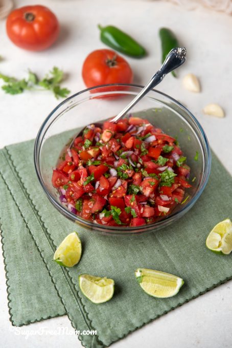 Easy Pico de Gallo (Low Carb, Keto, Gluten Free)