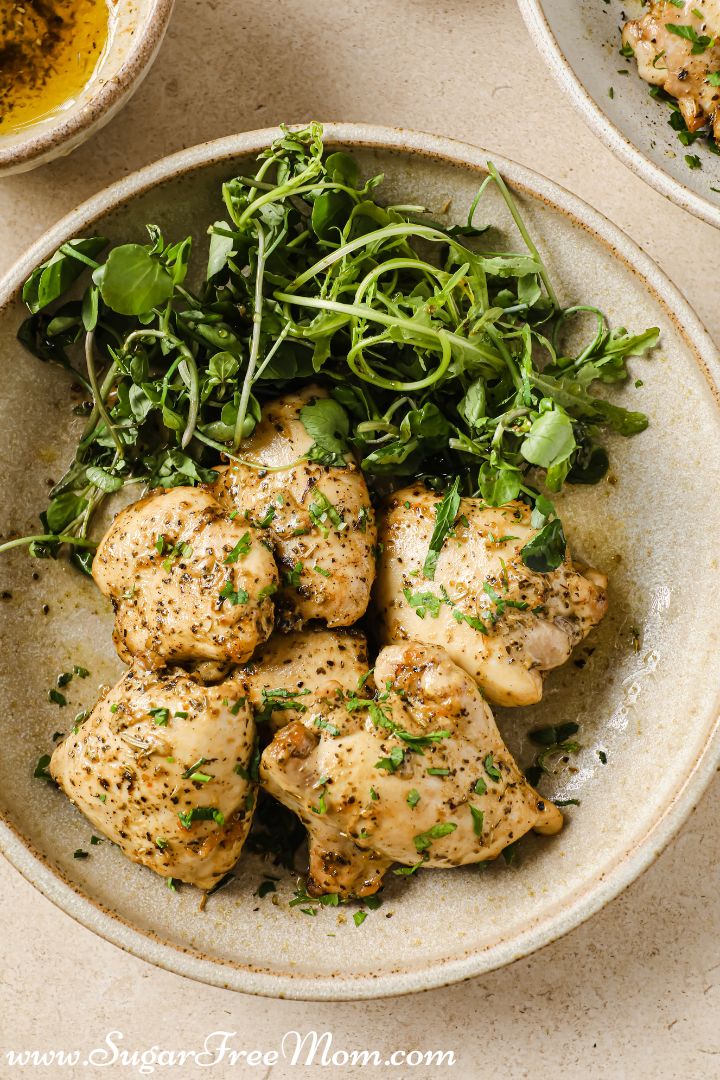 Low-Carb Keto Dijon Chicken Thighs