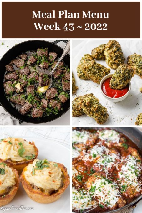 Low-Carb Keto Fasting Meal Plan Menu Week 43