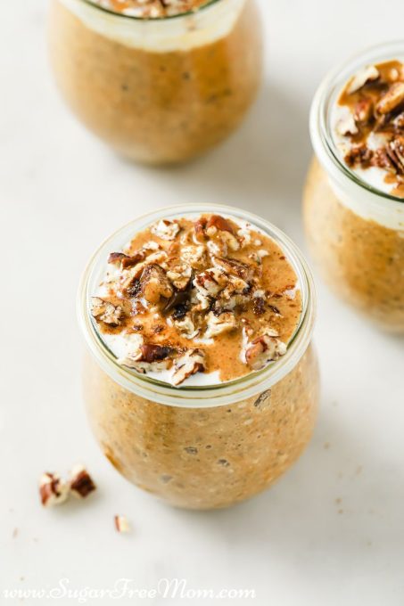 Quick Low Carb Keto Pumpkin Pie Oatmeal