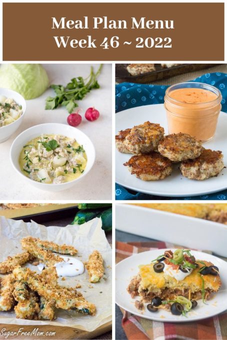 Low-Carb Keto Fasting Meal Plan Menu Week 46