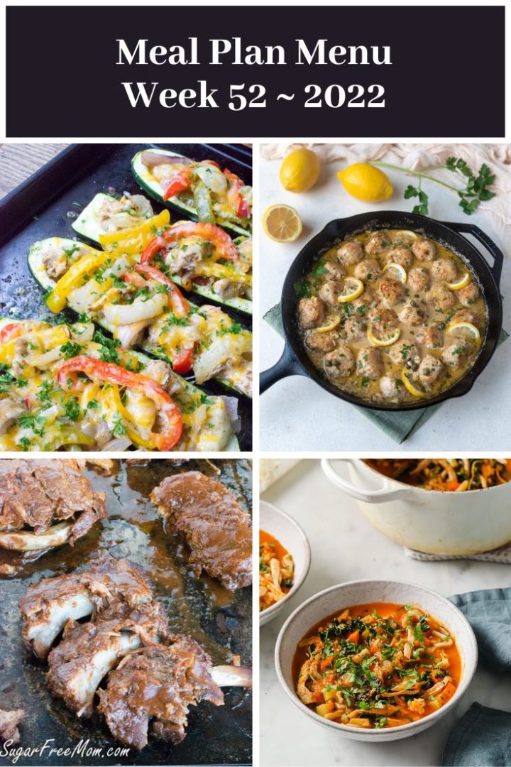 Low-Carb Keto Fasting Meal Plan Menu Week 52