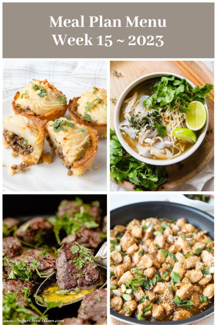 Low-Carb Keto Meal Plan Menu Week 15