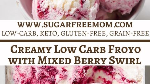 Keto Mixed Berry Frozen Yogurt (Sugar-Free) - Bobbi's Kozy Kitchen