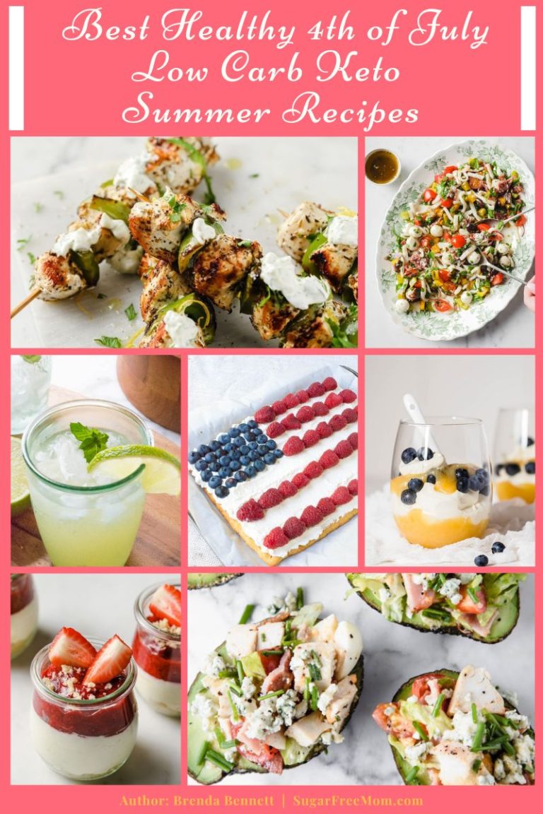 Best Healthy 4th of July Low Carb Keto Summer Recipes