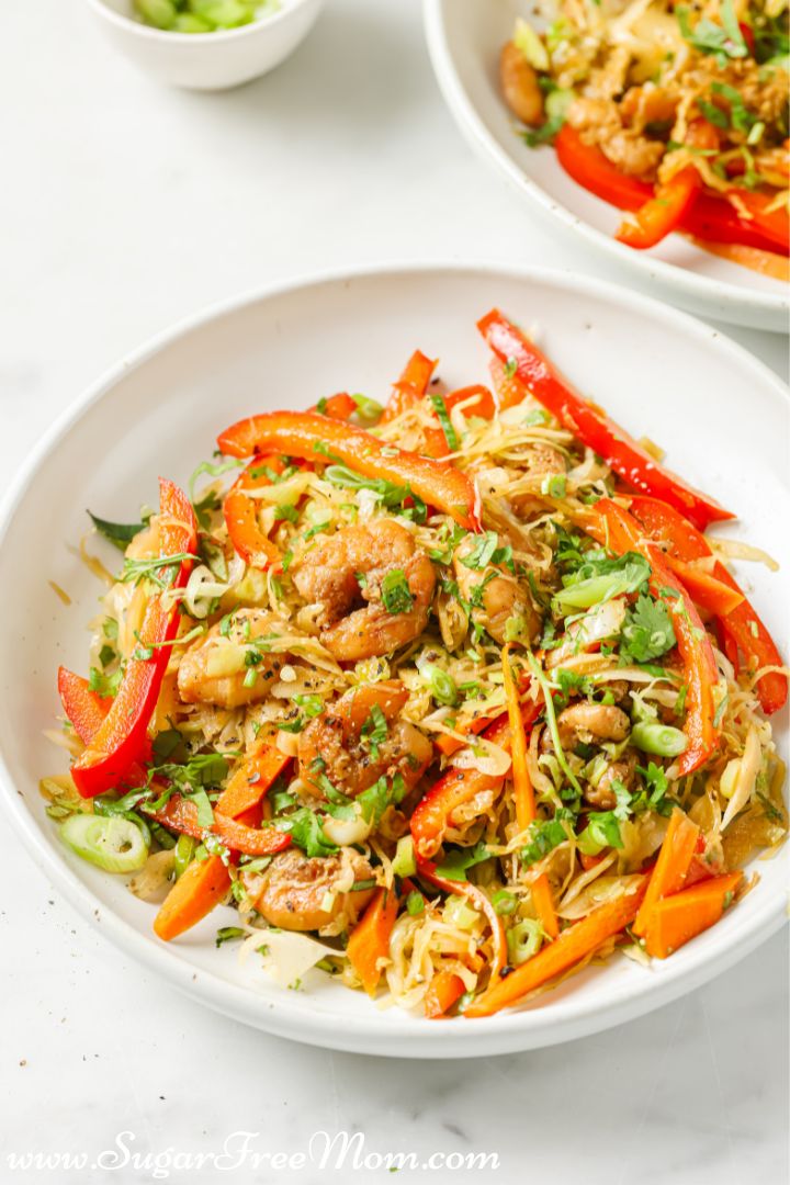 Quick Easy Low Carb Keto Shrimp Stir Fry Recipe