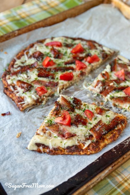 Low Carb Keto Cottage Cheese Chicken Crust Pizza