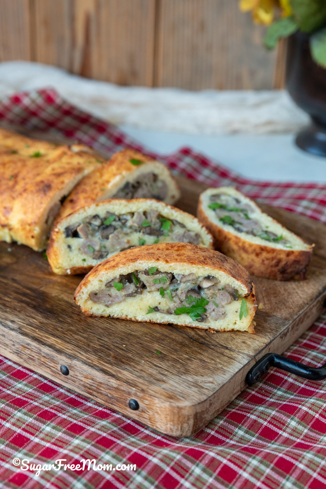 Best Low Carb Keto Breakfast Sausage Cheese Calzone