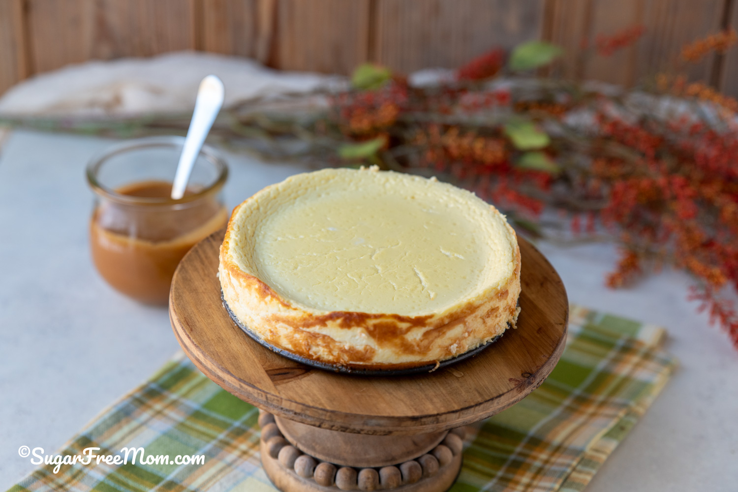 This amazing mini keto high protein cottage cheese cheesecake has 10 grams of protein per slice and just 3 grams of carbs. Just 6 simple ingredients needed for this easy recipe!