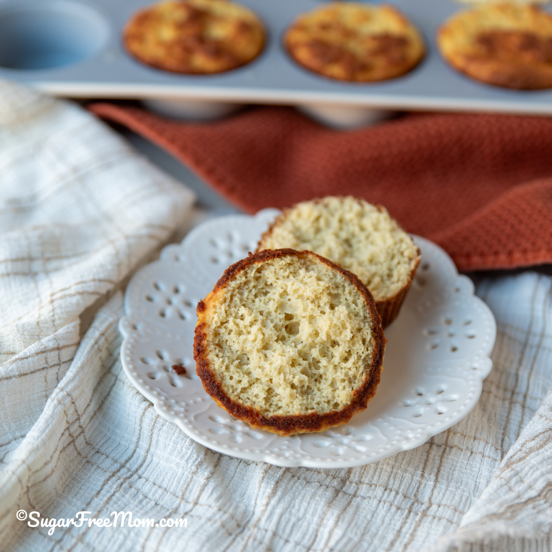 This easy cottage cheese keto cornbread recipe has the most amazing texture of real cornbread muffins!