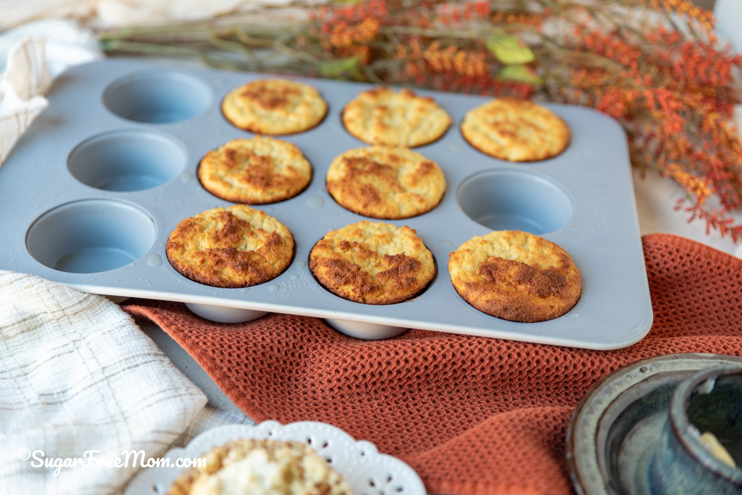 keto cornbread muffins